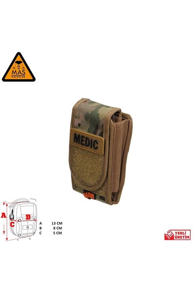 Genel Markalar Sağlık Çantası Mini Tip Multicam