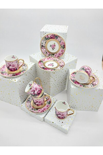 Generic Rose 12 Piece Limoges My Style Coffee Set