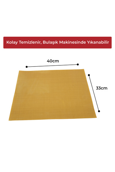 nivofire 33x40 Fırınlanabilir Yıkanabilir Pişirme Fırın Matı