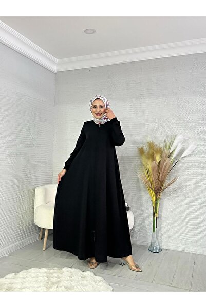 şuranur عباية مولانا باللون الأسود