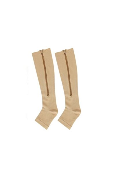 Doty Κάλτσες συμπίεσης ZipperSoft, Nude, L/XL