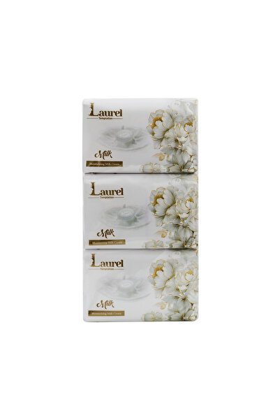 Laurel Temptation Beauty Body Milk Soap 6 x 120g – Nourishing & Moisturizing Bath Soap Bar with Fr