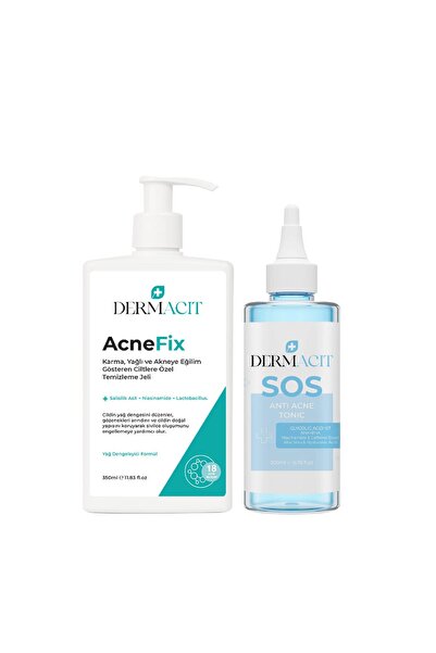 DERMACIT ve Akne Karşıtı Gözenek Sıkılaştırıcı Bakım Seti