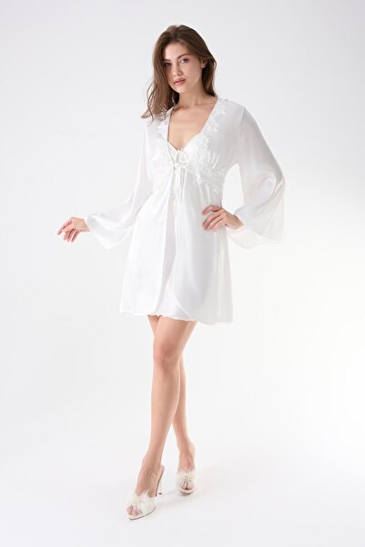 İmaj 4001 Ecru Color Satin 6-Piece Dowry Set