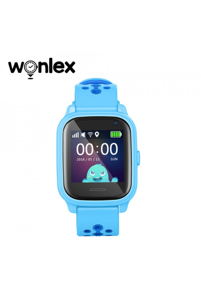 wonlex Ceas Smartwatch Pentru Copii KT04 cu Functie Telefon, GPS, Camera, IP54 – Albastru