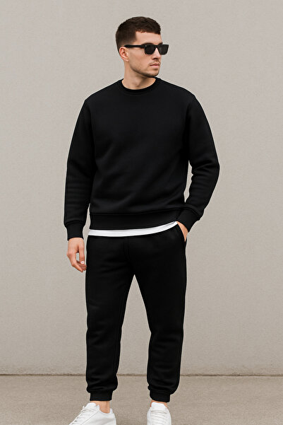 tiggirmoda 2-комплектний оверсайз унісекс 3-нитковий комплект з шардоном