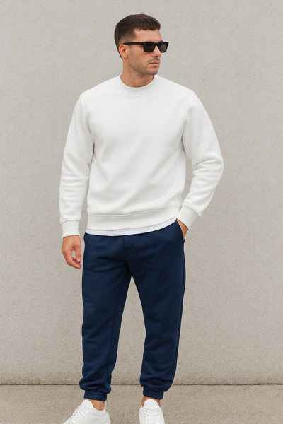 tiggirmoda 2-комплектний оверсайз унісекс 3-нитковий комплект з шардоном