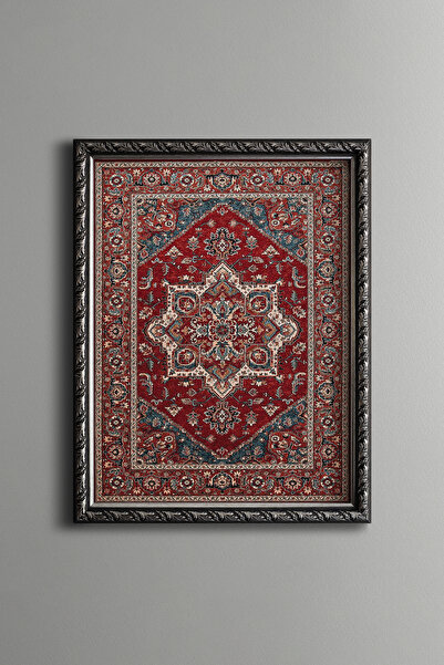epiqart Halı Deseni - Vintage Desenli Çerçeve
