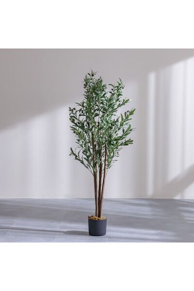 Danube Home شجرة زيتون اصطناعية بطول 150 سم - ديكور أنيق لغرف المعيشة والمكات...