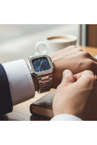 Neorney Şık Gösterişli Kare Kadran Spor Takvimli Erkek Kol Saati