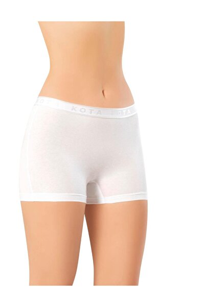 kota giyim سروال داخلي نسائي قصير من القطن الليكرا الممشط – تصميم مرن ومريح