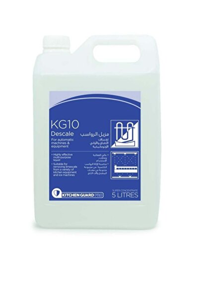 Reza Hygine KG10 Dishwasher and Automatic Utensils Descaler 5 Liters