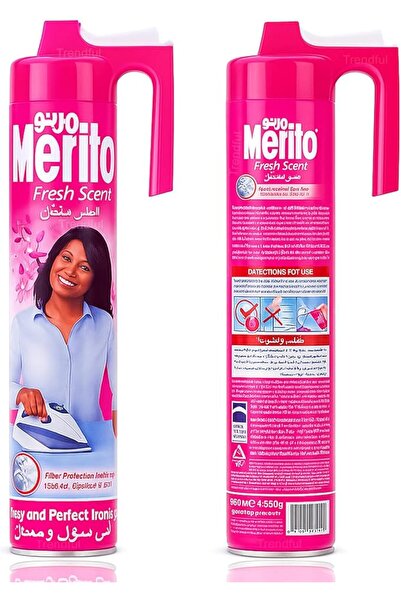 Merito بخاخ النشا الوردي 2 × 500 مل