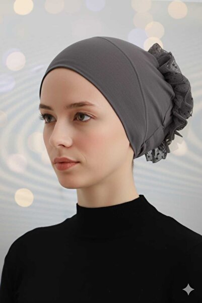 Armine Knitted Beanie Dark Gray