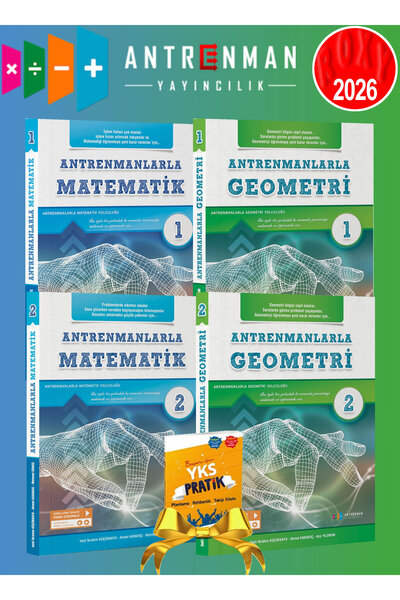Antreman Yayınları Antrenmanlarla Matematik 1-2 Antrenmanlarla Geometri 1-2 Y...