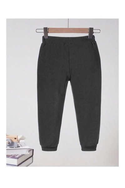 CALP TEKS Twety Hat Printed Thick Cotton Hooded Children's Tracksuit Set