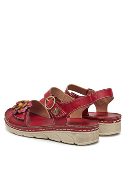 LAURA VITA γυναικεία σανδάλια DORRY 03 κόκκινα