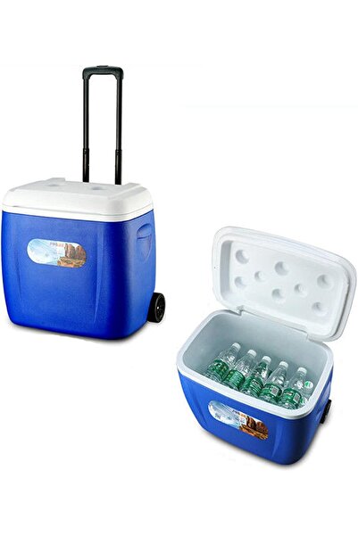 AutoFamily صندوق تبريد كبير معزول من AUTO FAMILY سعة 28 لترًا - صندوق ثلج محم...