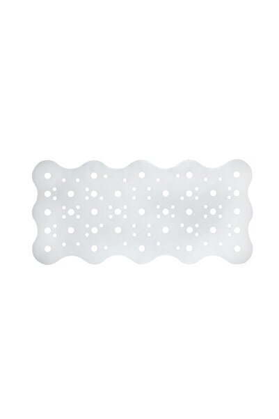 SANIPLAST Covoraș de baie Ring 4FPA271502, antiderapant, alb, 34 x 72 cm