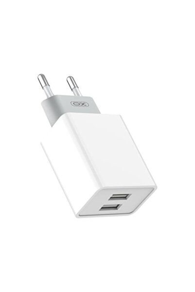 Xo Încărcător de rețea L65, USB dual, încărcare rapidă, 12W, 2.4A, alb