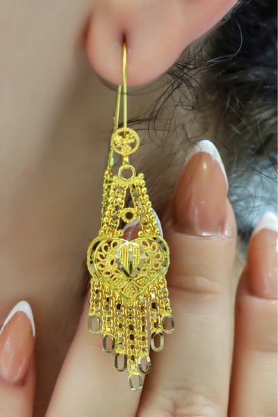 aytekgold Hind Küpesi 14 Ayar