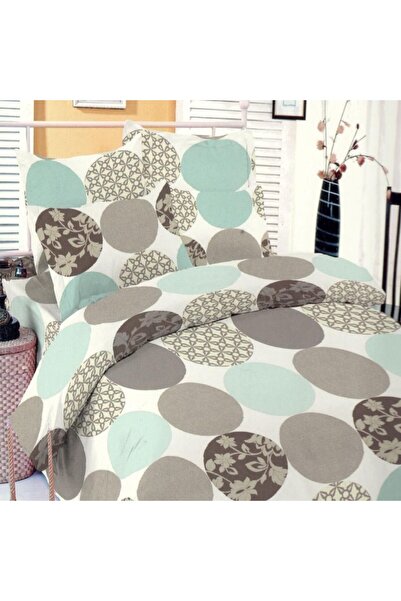 DELUXE Pucioasa Lenjerie de pat bumbac, Pacific, 2 persoane, multicolor, set 4 piese