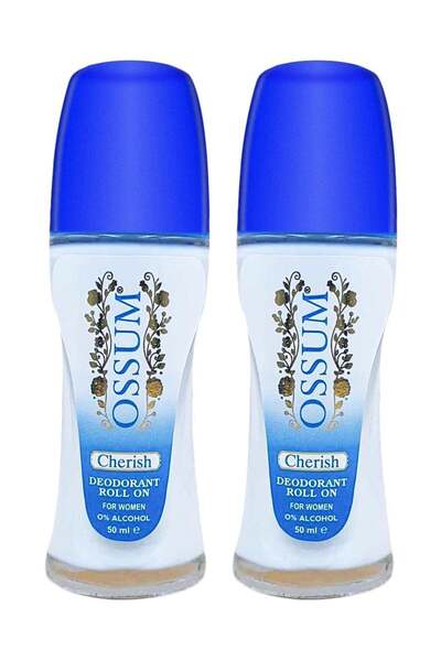 Ossum مزيل عرق رول أون 50 مل - تشيريش - قطعتين