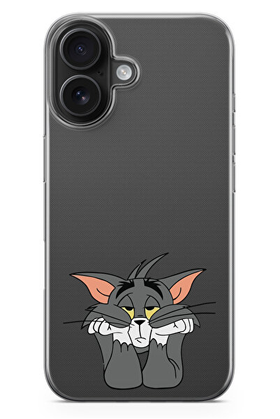 moonset Iphone 17 Uyumlu Tom Tasarımlı Baskılı Şeffaf Telefon Kılıfı