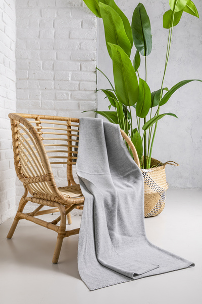 Wega Moda %100 Akrilik TV Battaniyesi - Triko Battaniye Pirinç Örgü Triko Tv Battaniyesi Throw Koltuk Şalı.