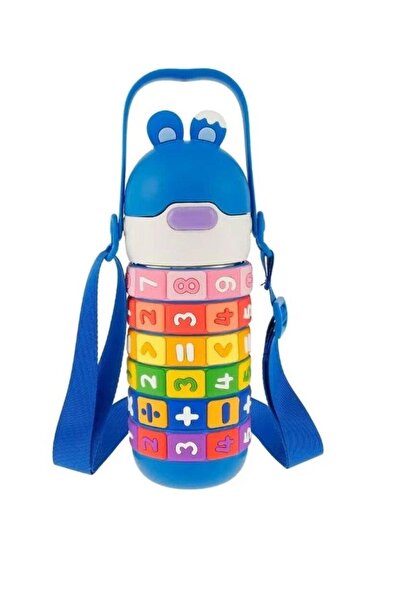 ED Steel Flask 430 ml with Straw and Neck Strap