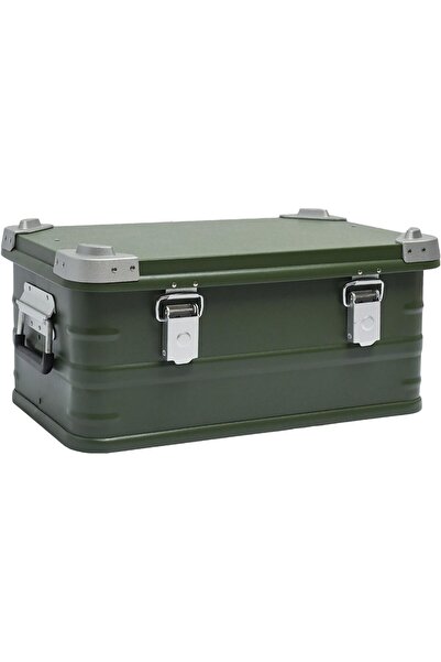 AutoFamily AUTO FAMILY Aluminum and Magnesium Alloy Camping Storage Box, (Gre...