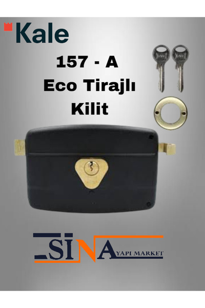 KALE Lock 157-A Eco Lever Lock Black