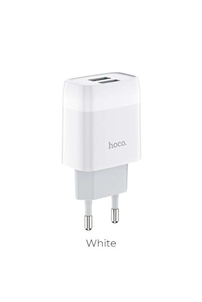 Hoco Încărcător de rețea C73A, 2xUSB 2.4A, alb