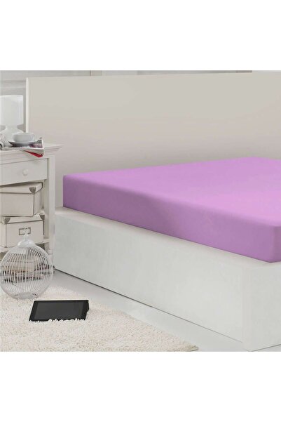 Caressa Husa saltea, Jersey, 180 x 200 cm, bumbac, lila