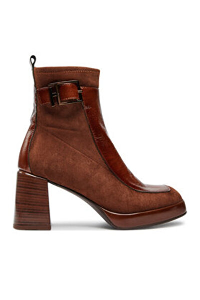 Hispanitas γυναικεία μποτάκια μέχρι τον αστράγαλο HI243664 καφέ