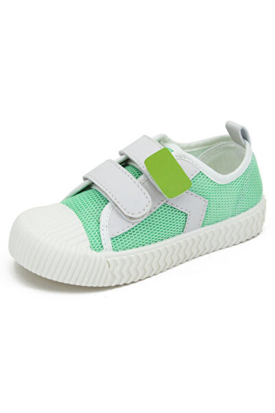 Superbaby Tenisi verzi cu insertii albe