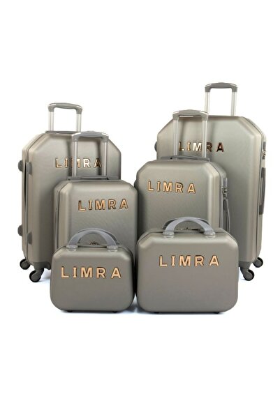 LİMRA Limra 6-piece luggage set with wheels, solid and strong design, made of ABS material, color