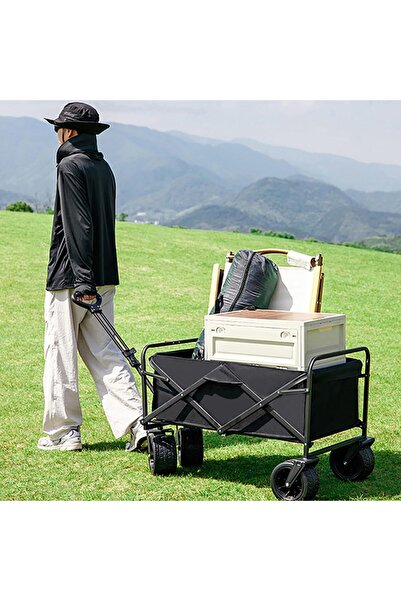 ZAICA Collapsible Folding Camping Wagon (AF-Black)