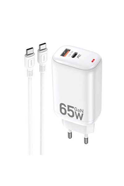 KAKU Incarcator retea 65W PD, Incarcare rapida Kakusiga, TypeC, Alb