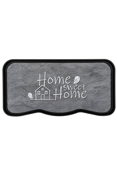 Multy Home Shoe Tray, Gray + Black, 2.1 x 38 x 75 cm
