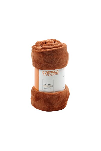 Caressa Patura pat, TL062127TCL, 150 x 200 cm, poliester, teracota