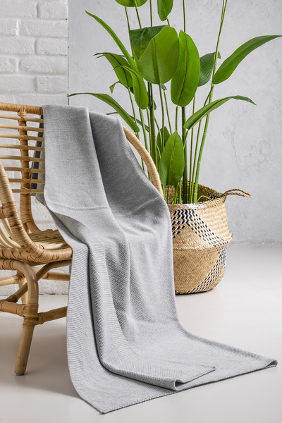 Wega Moda %100 Akrilik TV Battaniyesi - Triko Battaniye Pirinç Örgü Triko Tv Battaniyesi Throw Koltuk Şalı.