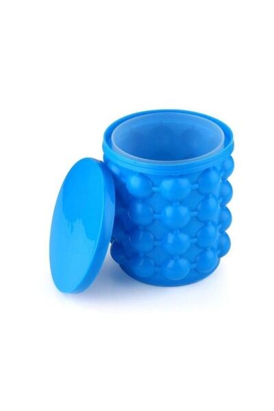 OEM Găleată și matriță pentru gheață, silicon, albastră, Regal Trade