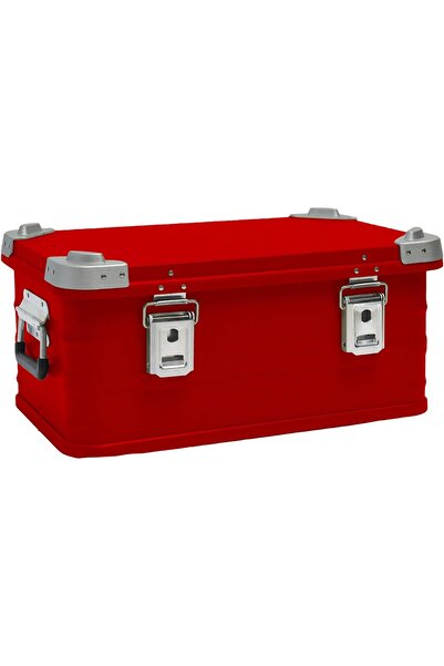 AutoFamily AUTO FAMILY Aluminum and Magnesium Alloy Camping Storage Box, (Red...