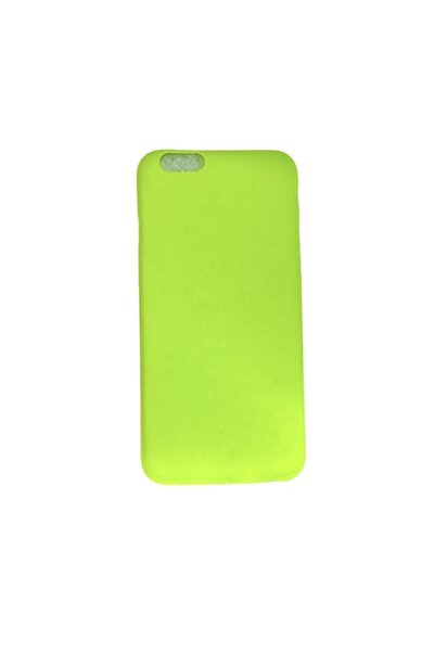 Spada Carcasă din silicon, compatibilă cu iPhone 6/6S, galben fluorescent