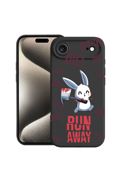 bestcase Husă premium din silicon pentru Apple iPhone 17 Air, Fugi!, 2052068 ...