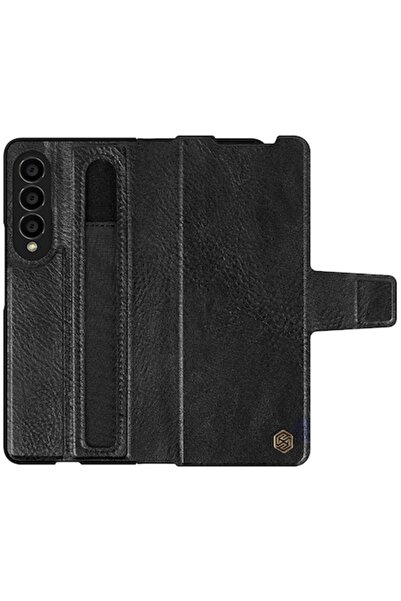 Nillkin Case for Galaxy Z Fold 4, Aoge, -Friendly Leather, Black