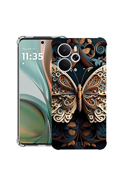 bestcase Carcasă antișoc pentru Realme 14 5G, Beauty Butterfly, 2052023 AS 1224