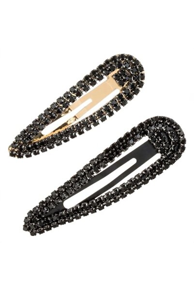 ANTBRO Set 2 agrafe de păr de la Antbro® de două mărimi diferite, cu pietre n...