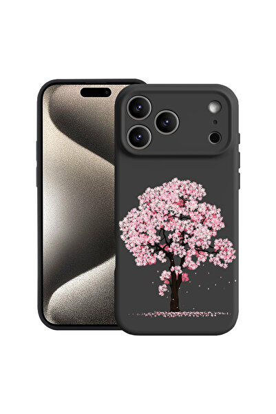 bestcase Carcasă premium din silicon pentru Apple iPhone 17 Pro Max, flori de...